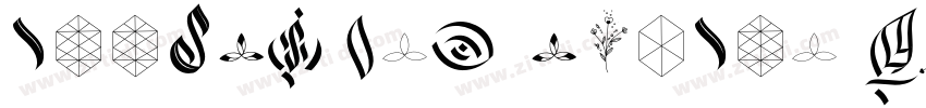 BOOKSHELF SYMBOL 7字体转换